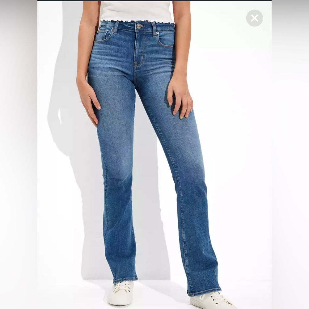 American Eagle High Waisted Skinny Kick Jean